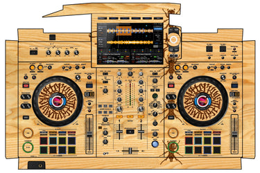 Pioneer DJ XDJ RX 3 Skin Thudrumble Wood